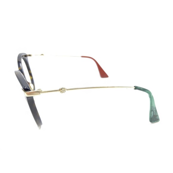 Gucci GG0109O 002 Tortoise Brown Gold Round Eyeglasses Frames 50-19 140 Women - Picture 7 of 12
